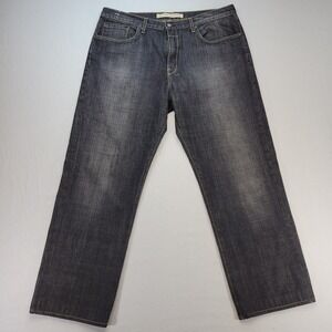 Agave Jeans Mens 40x31 Blue Loose Straight Fortyniner Dark Wash Denim